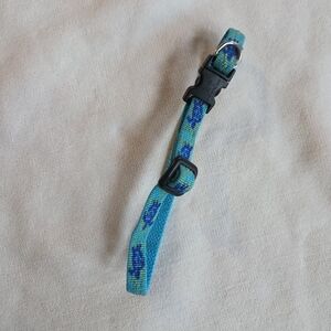 LupinePet Turtle Reef Nylon Dog Adjustable Collar Size Small